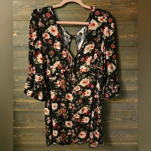 American Eagle Ruffle Waist Dress